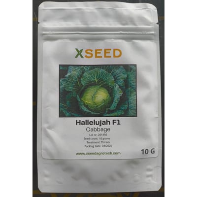 Hallelujah F1 (Cabbage) 10g Seeds